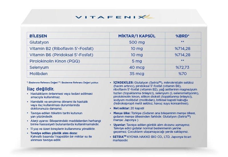 Vitafenix Angard 30 Kapsül