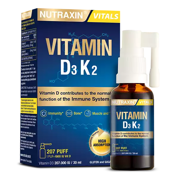 Nutraxin Vitamin D3K2 Sprey