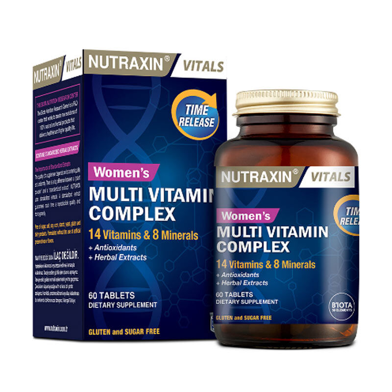 Nutraxin Multivitamin & Mineral Complex Kadın 60 Tablet