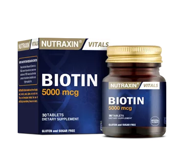 Nutraxin Biotin 5000 mcg 60 Tablet